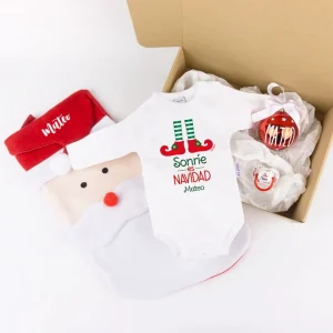 Cajita Regalo de Navidad Papá Noel Personalizada