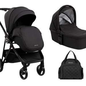 Carrito de Bebé Gianni 2 Piezas + Bolso Negro de Kikka Boo